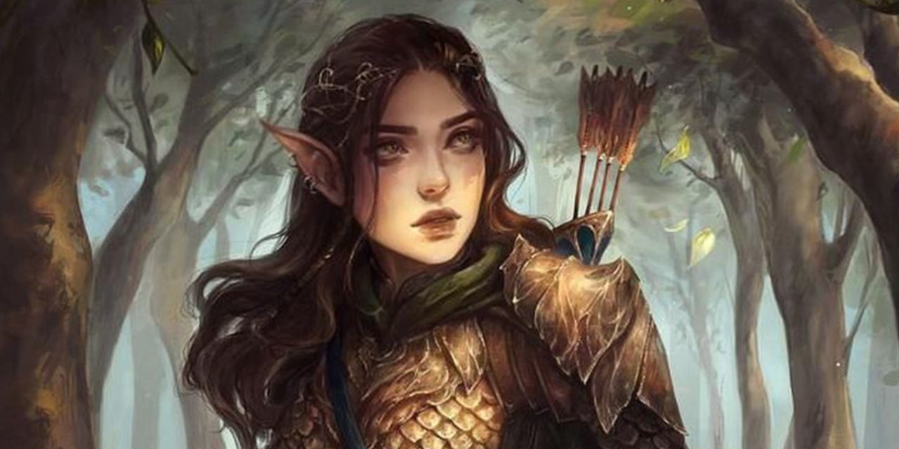 A female elf from Dungeons &amp; Dragons