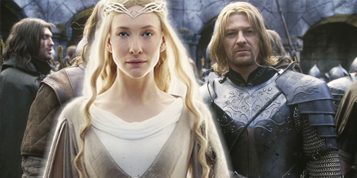 Galadriel and Boromir in The Lord of the Rings