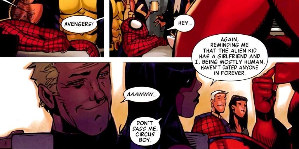Hawkeye Spider-Woman Avengers Heroic Age