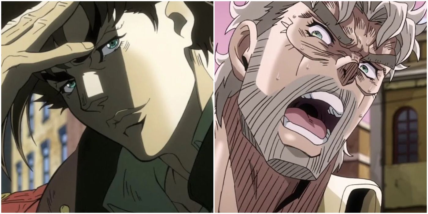 Josuke and Old Man Joseph  Jojo anime, Jojo bizarre, Jojo bizzare adventure