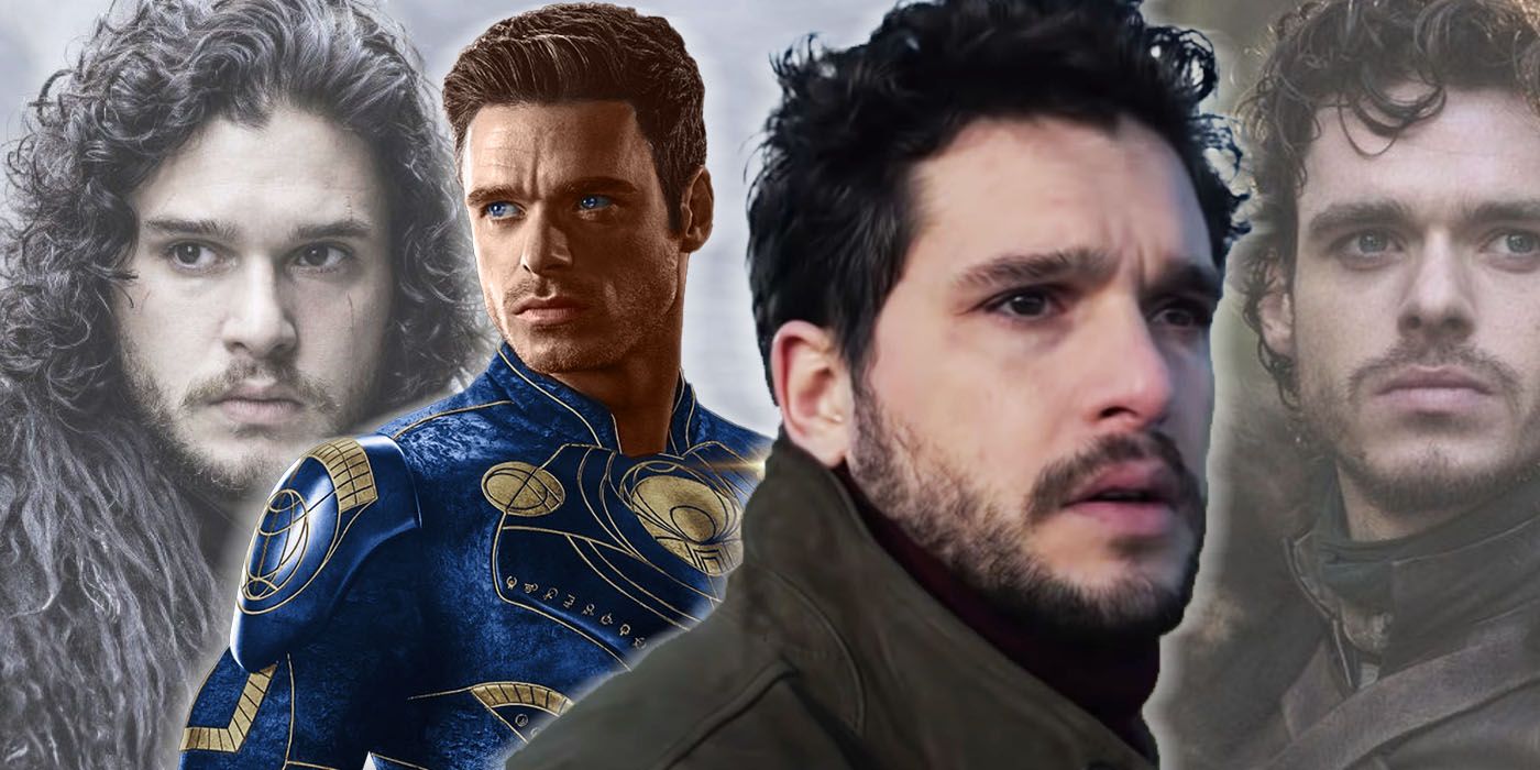 kit harrington and richard madden in eternals and game of thrones