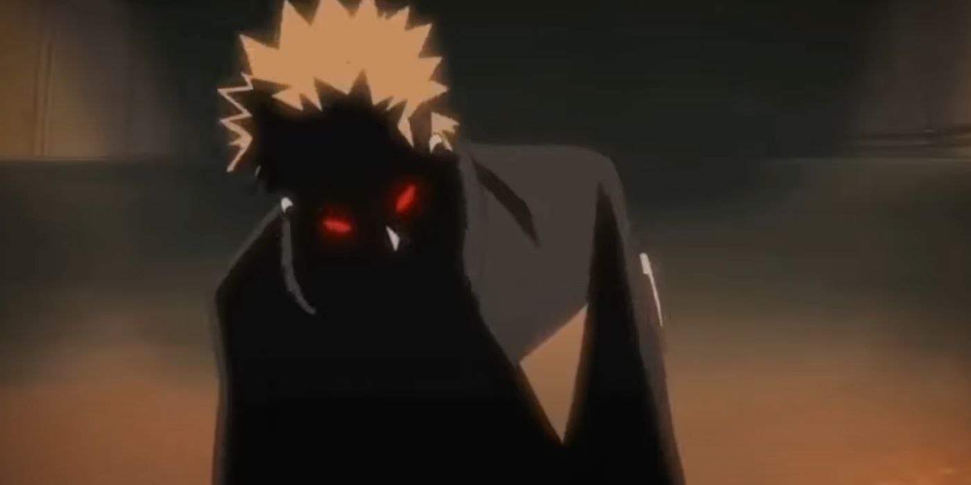 naruto losing himself to the kyuubi