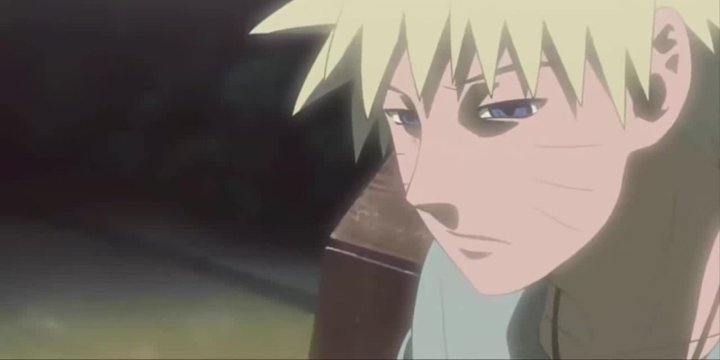 Naruto from Naruto Shippuden looking sad