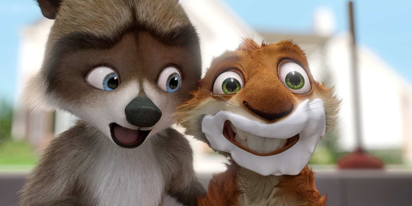 RJ the raccoon from Over The Hedge.