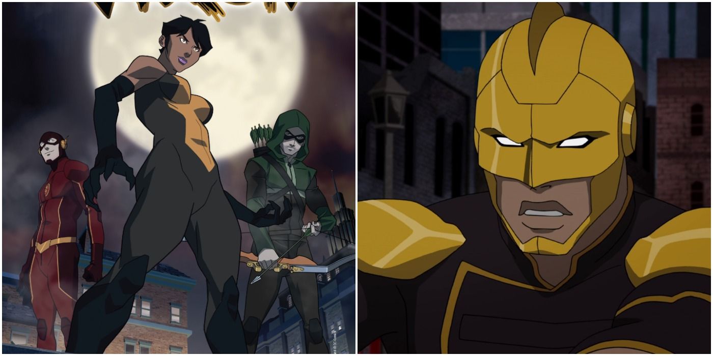 Vixen and The Ray from Arrowverse, animated CW