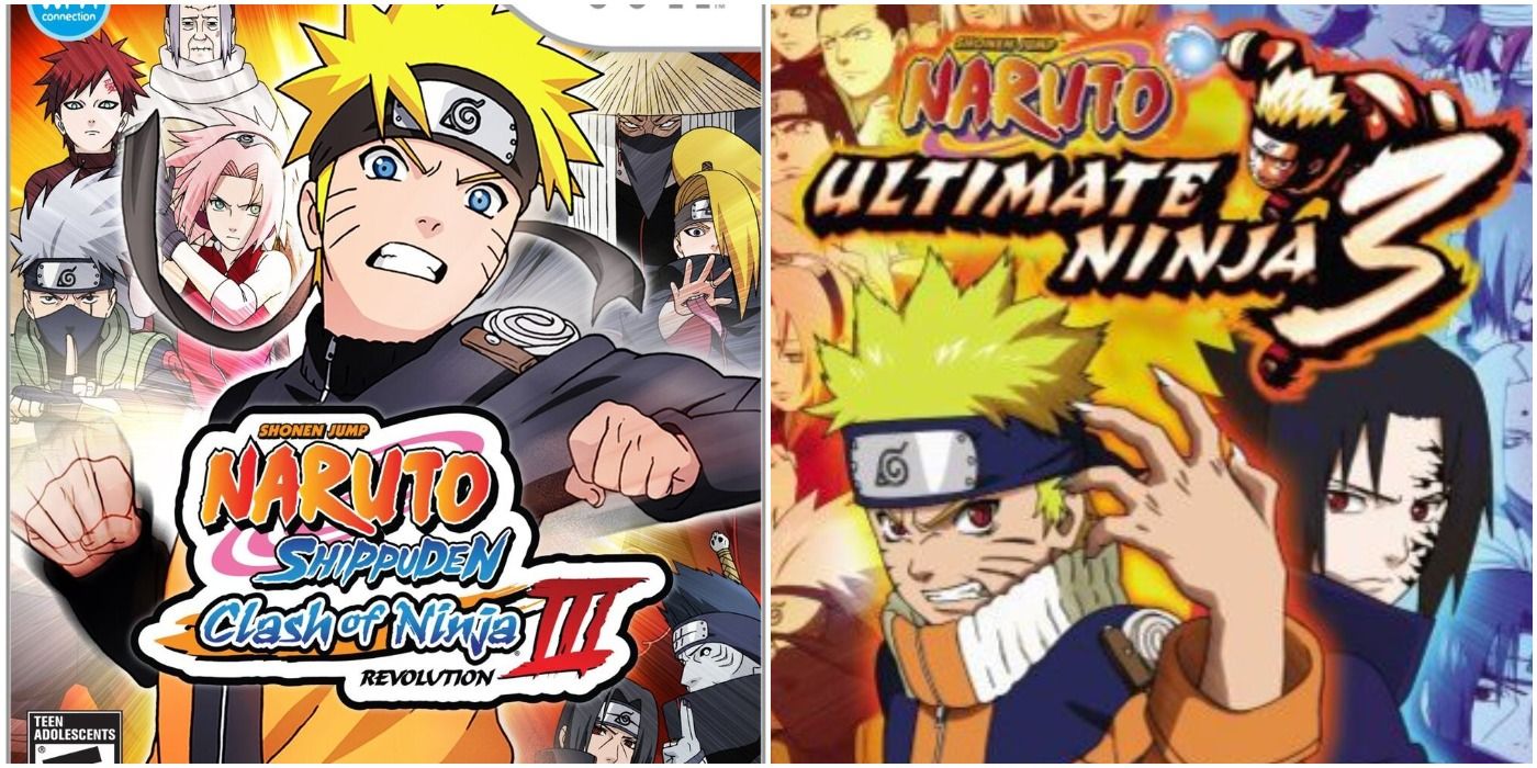 Naruto Shippuden Clash of Ninja III Revolution Nintendo Wii Game