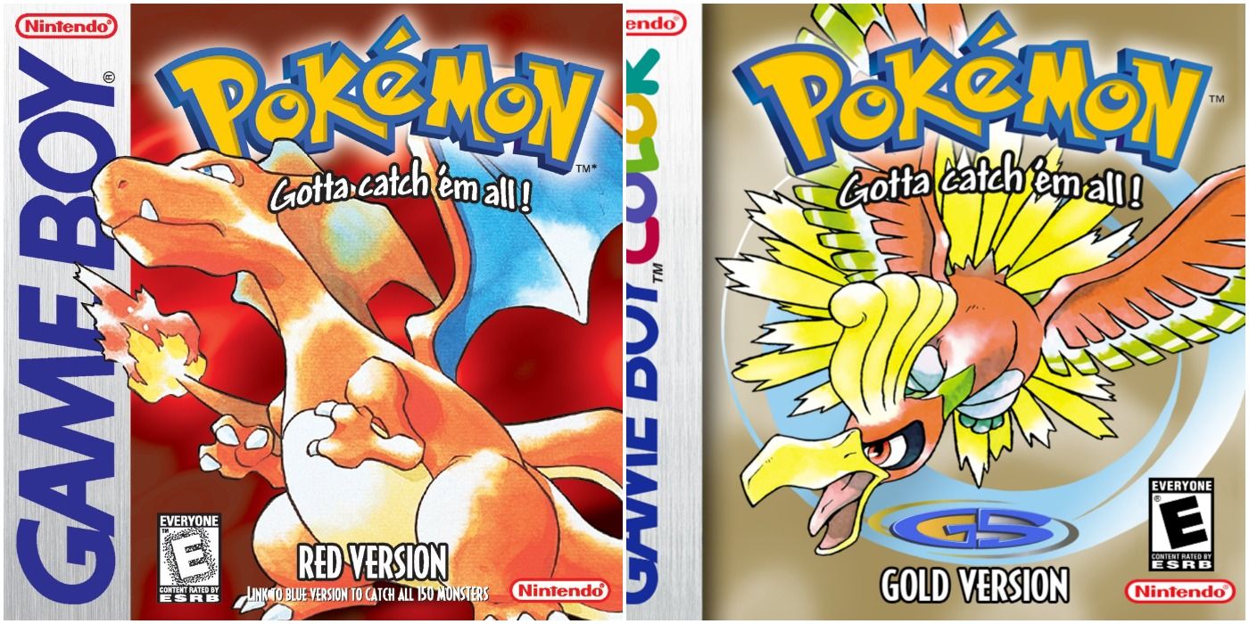 red and gold versions pokemon
