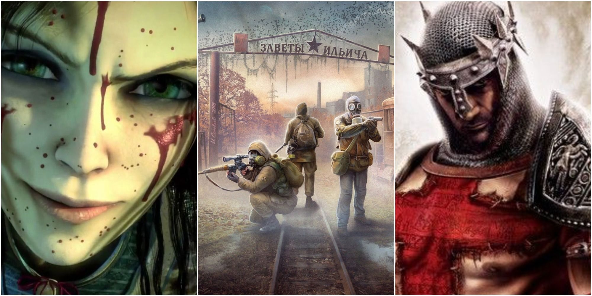 eight games that change their source material featuring images from alice madness returns, stalker, and dante's inferno