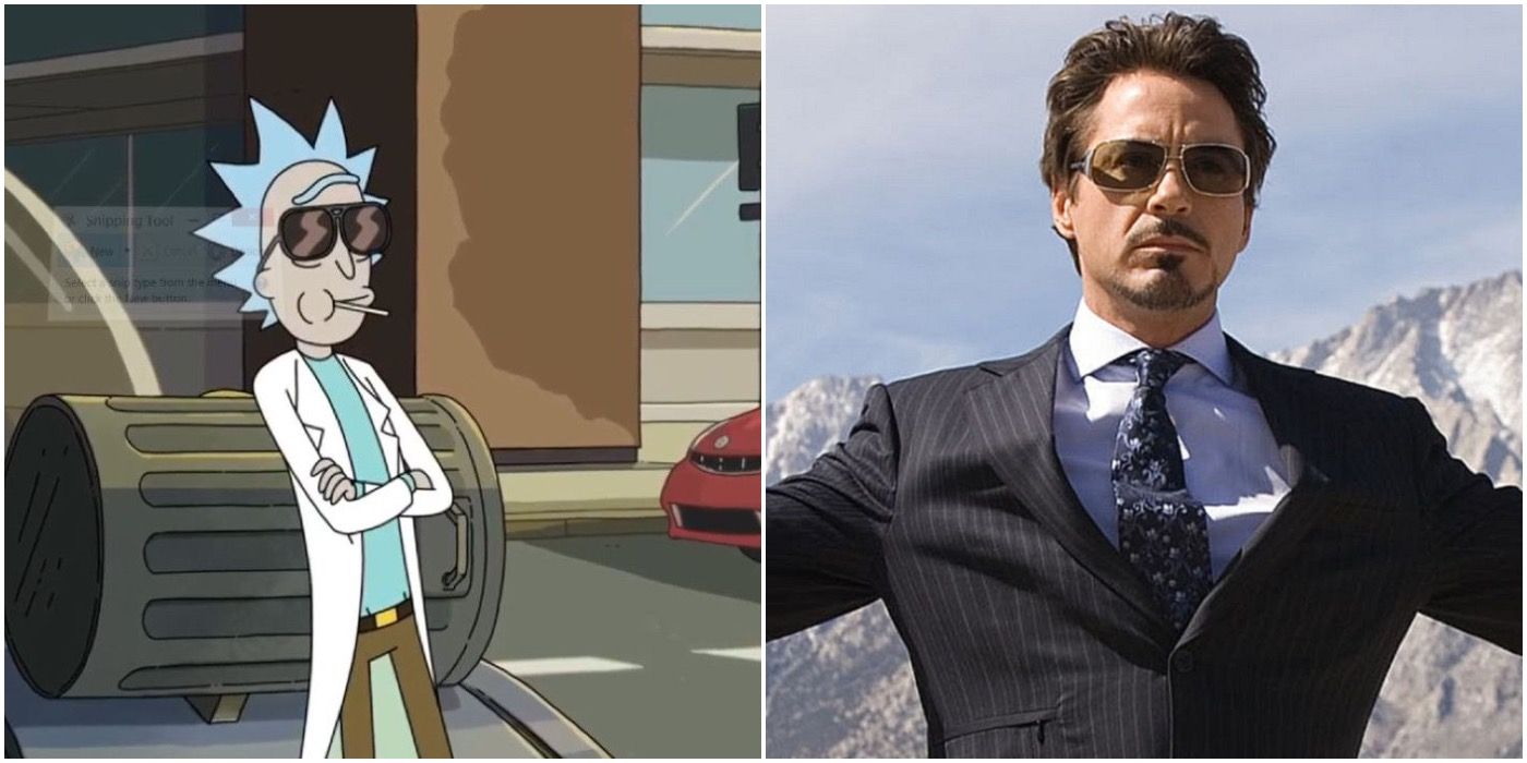 Rick Vs MCU Characters Tony Stark