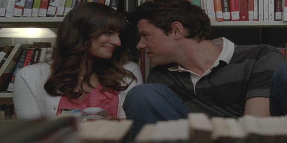 Lea Michele and Cory Monteith in Glee