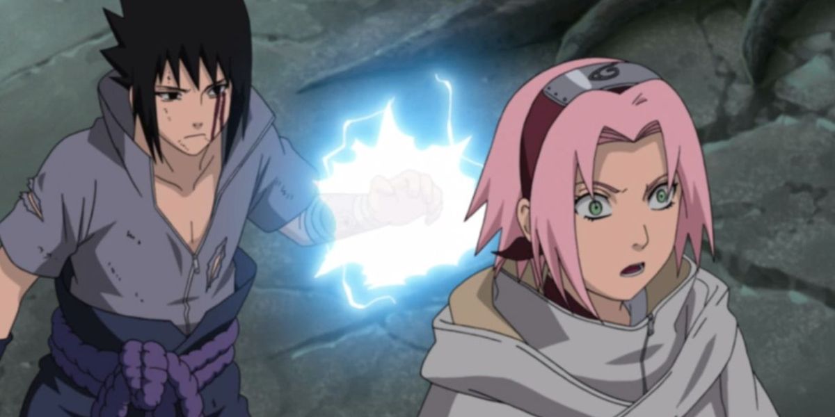 Sasuke attempts to kill Sakura