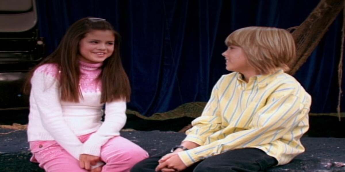 Selena Gomez and Dylan Sprouse on Suite Life 