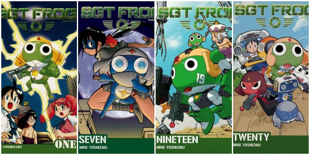Sgt. Frog covers. Keroro Gunso