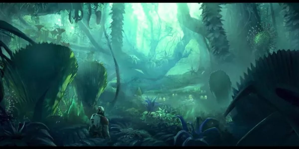 jungle concept art from starfield