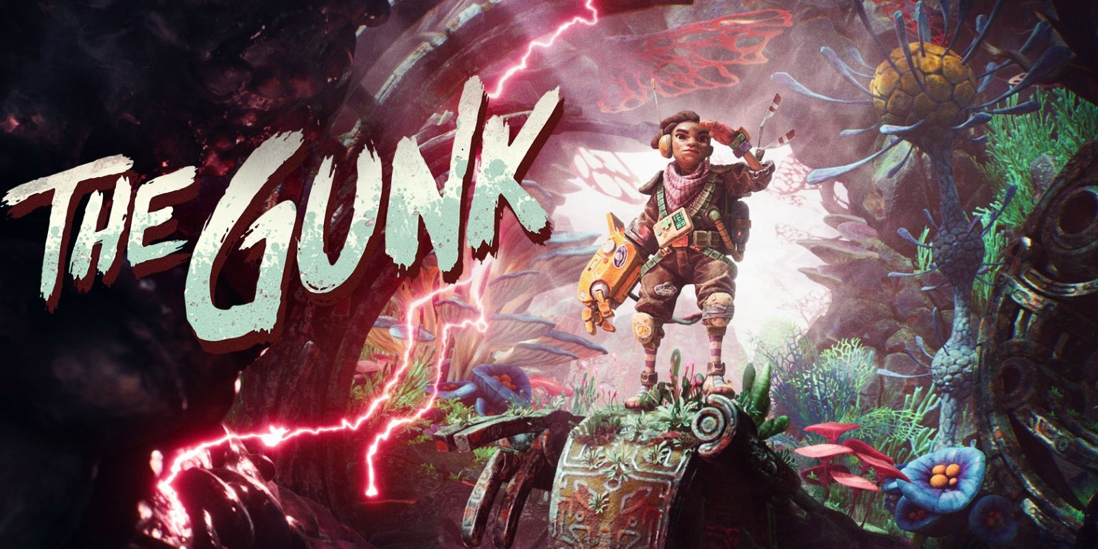Key art for the indie game The Gunk