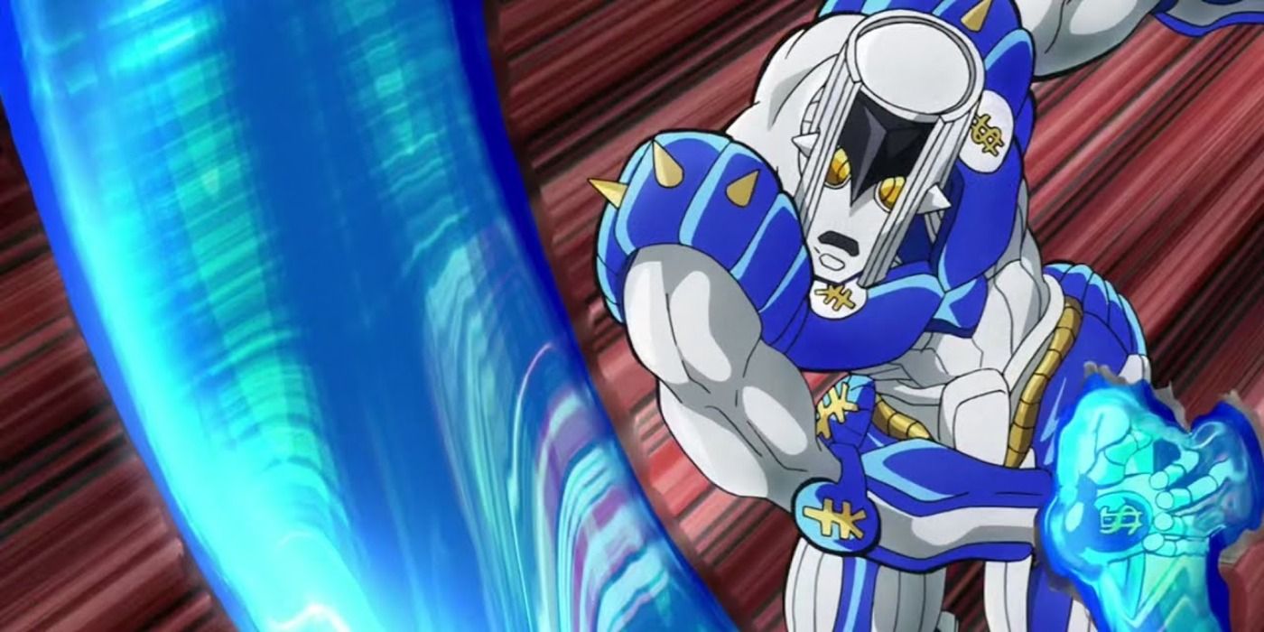 The Hand launching an attack in Jojo Part 4