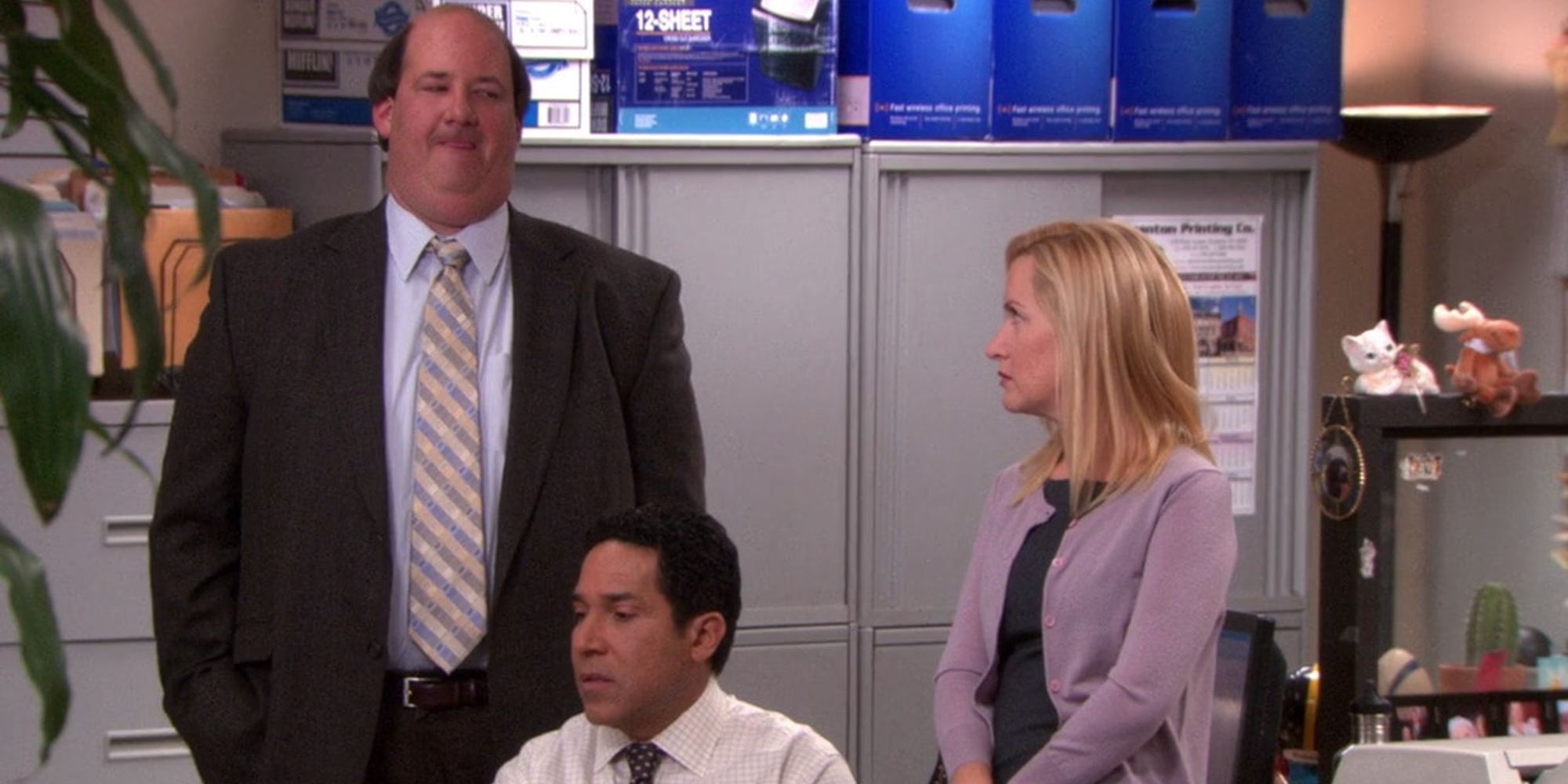 Kevin, Oscar, and Angela in The Office