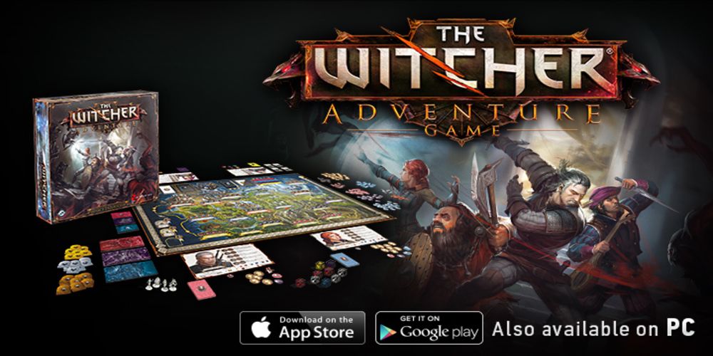 The board game edition of The Witcher Adventure Game
