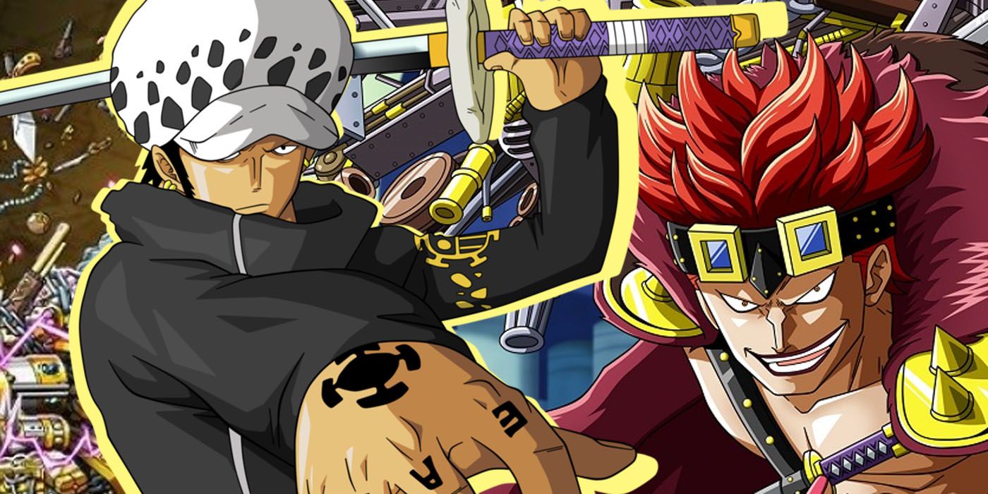 TRAFALGAR LAW e EUSTASS KID combinam ataques e derrubam BIG MOM ( One