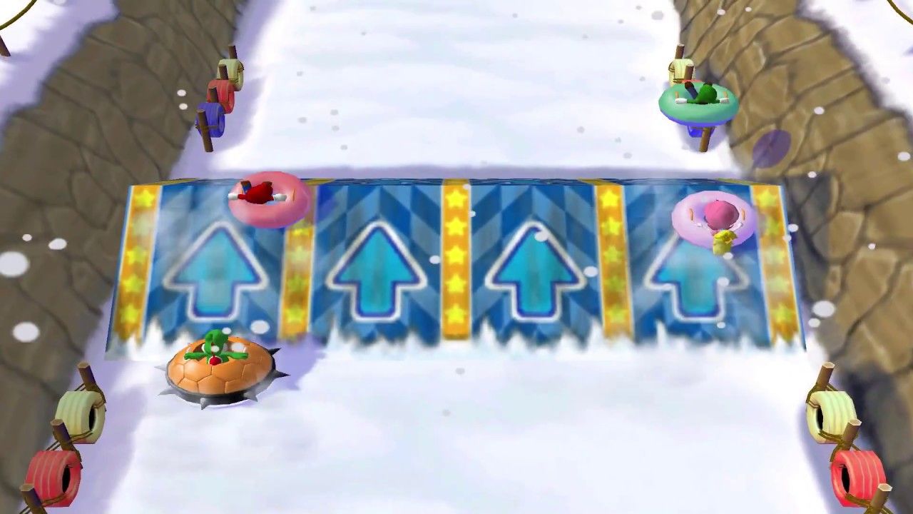 Mario Party Tube It Or Lose It The Big Tube Must Chase Down The Other Tubers