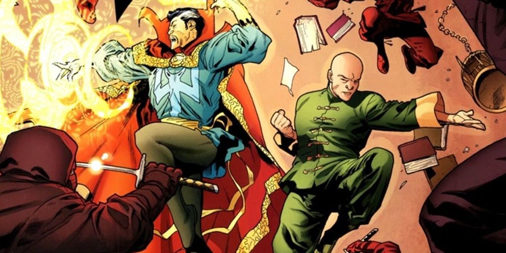 Wong And Dr. Strange Teaming Up To Fight Enemies
