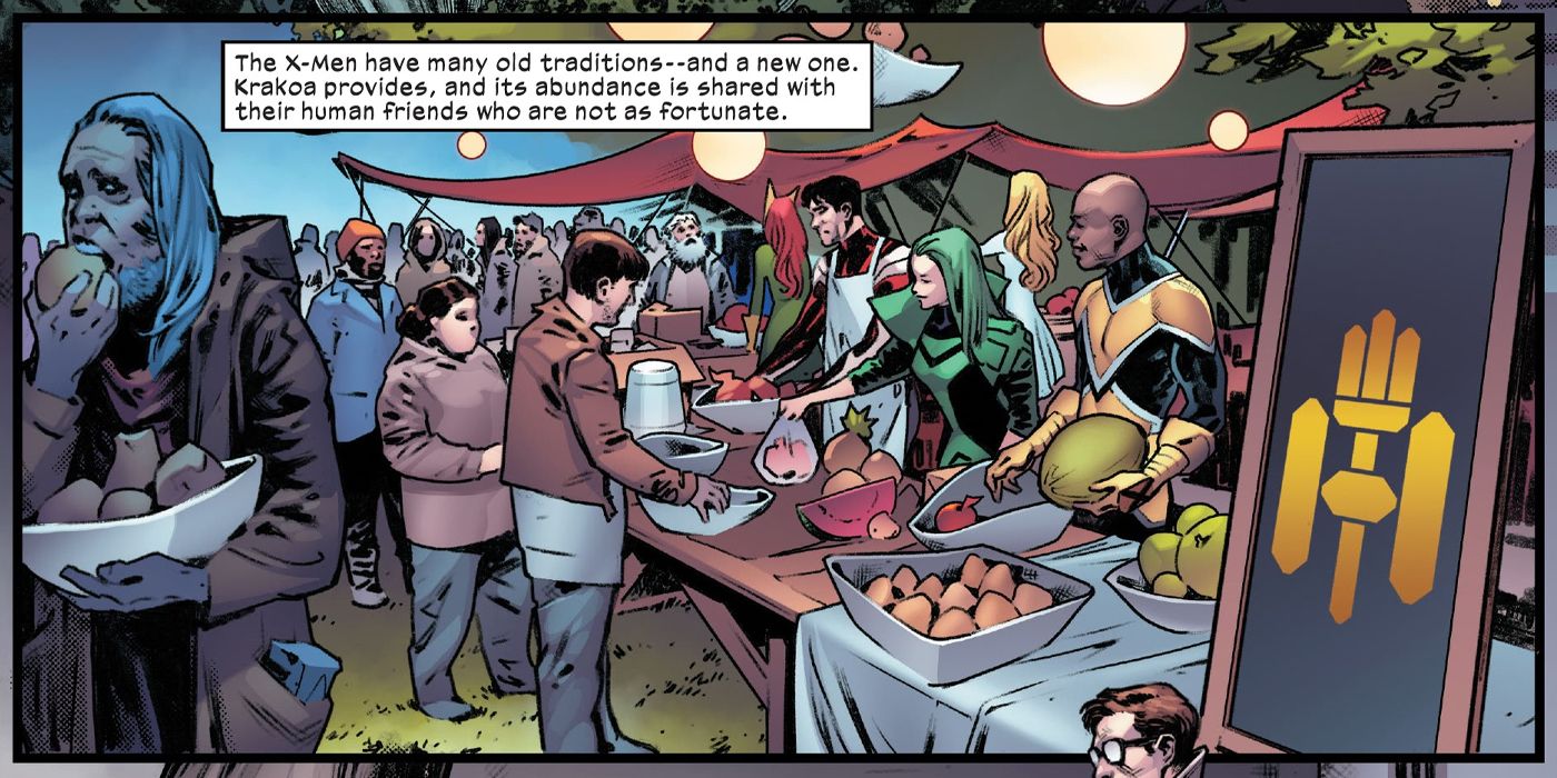 X-Men Feeding Neighbors