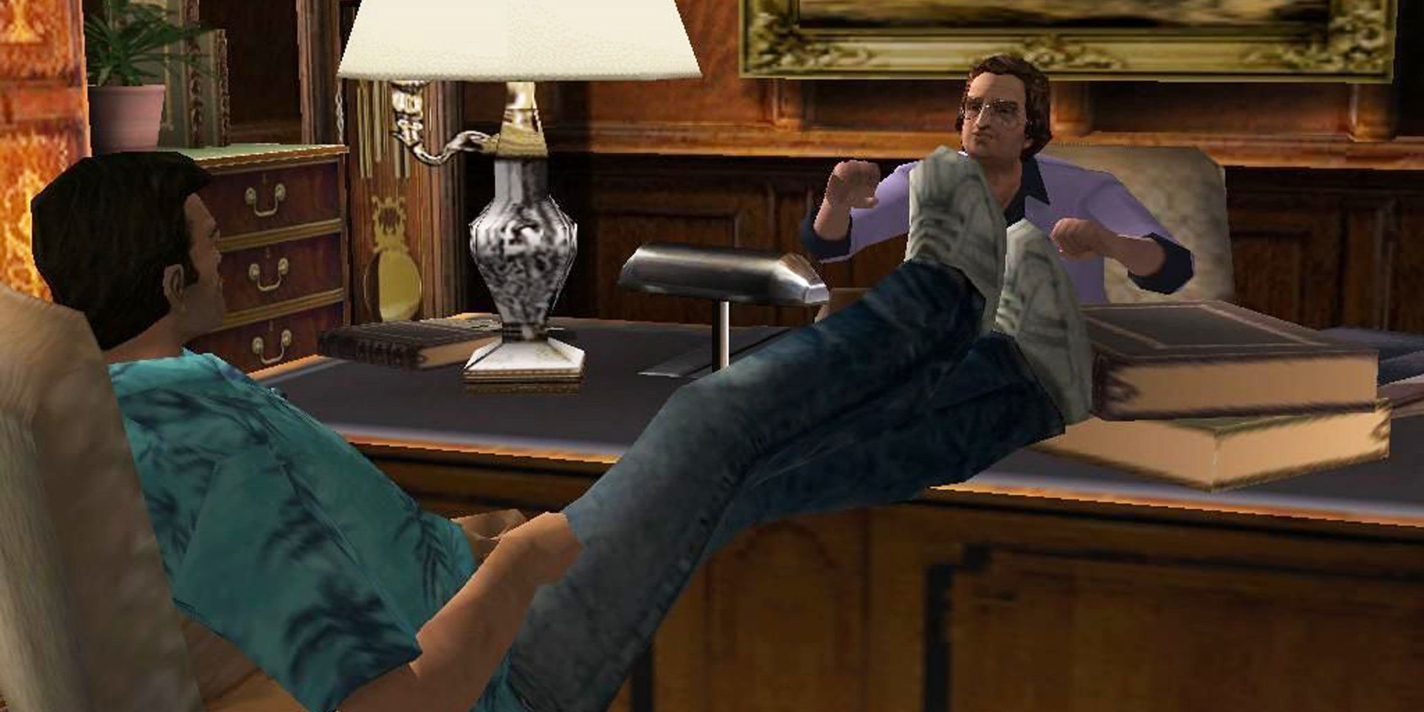 Tommy and Ken in GTA Vice City