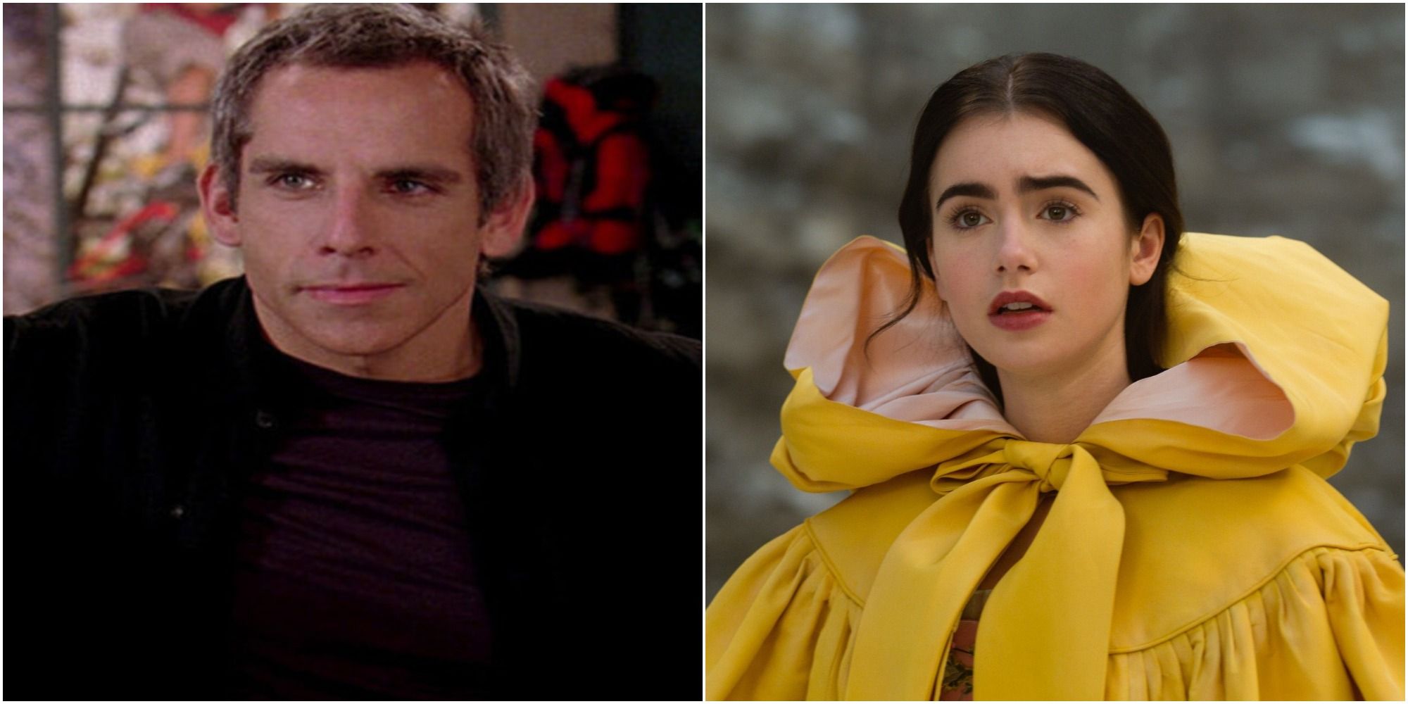 Ben Stiller and Lily Collins, two actors with famous parents