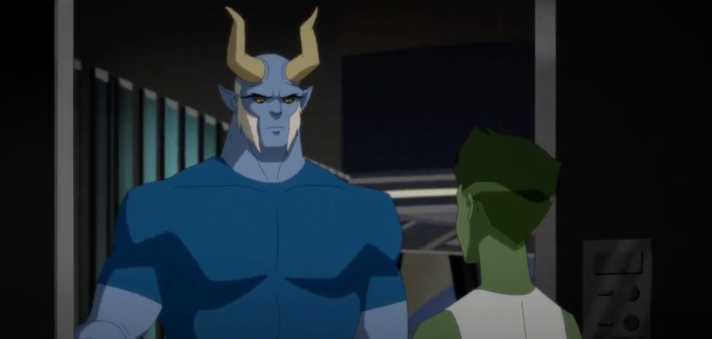 Blue Devil can help Gar's depression in Young Justice: Phantoms