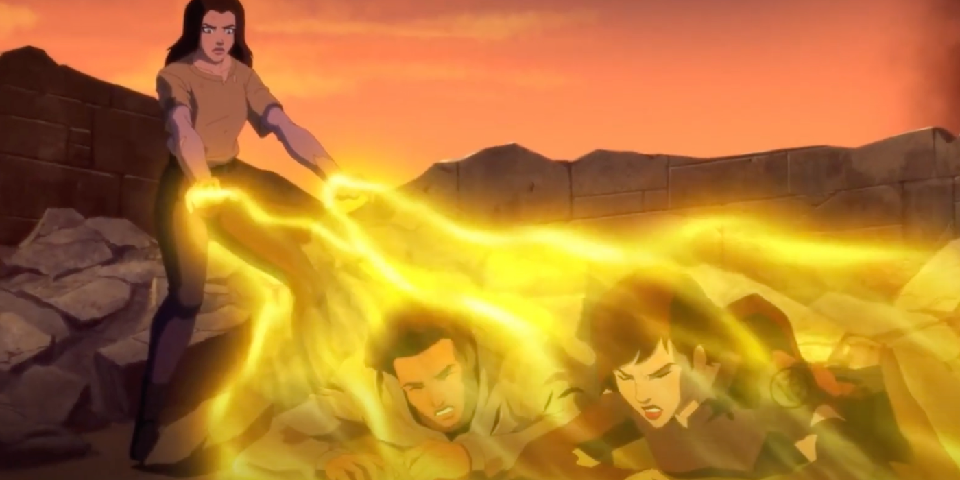 Mary Marvel stole Thirteen and Khalid's powers in Young Justice
