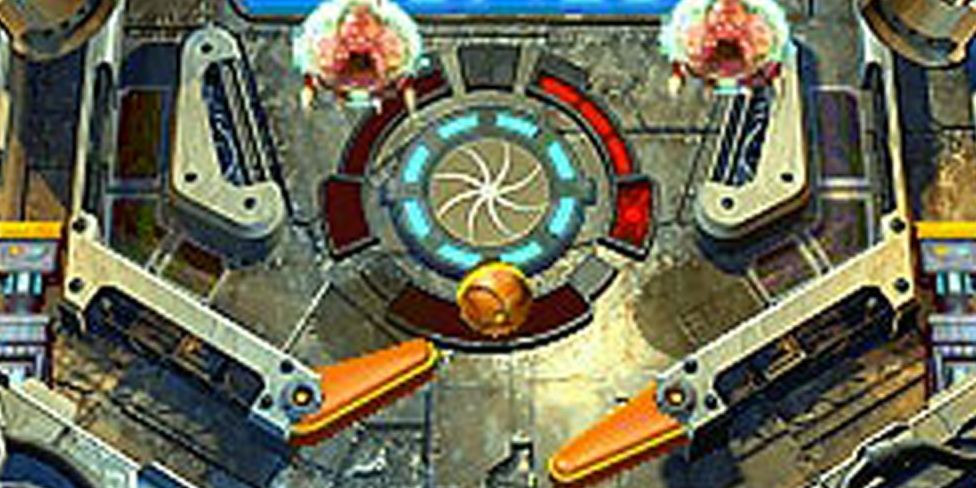 Metroid Prime Pinball, Samus In Her Morph Ball Form Being Used As A Pinball