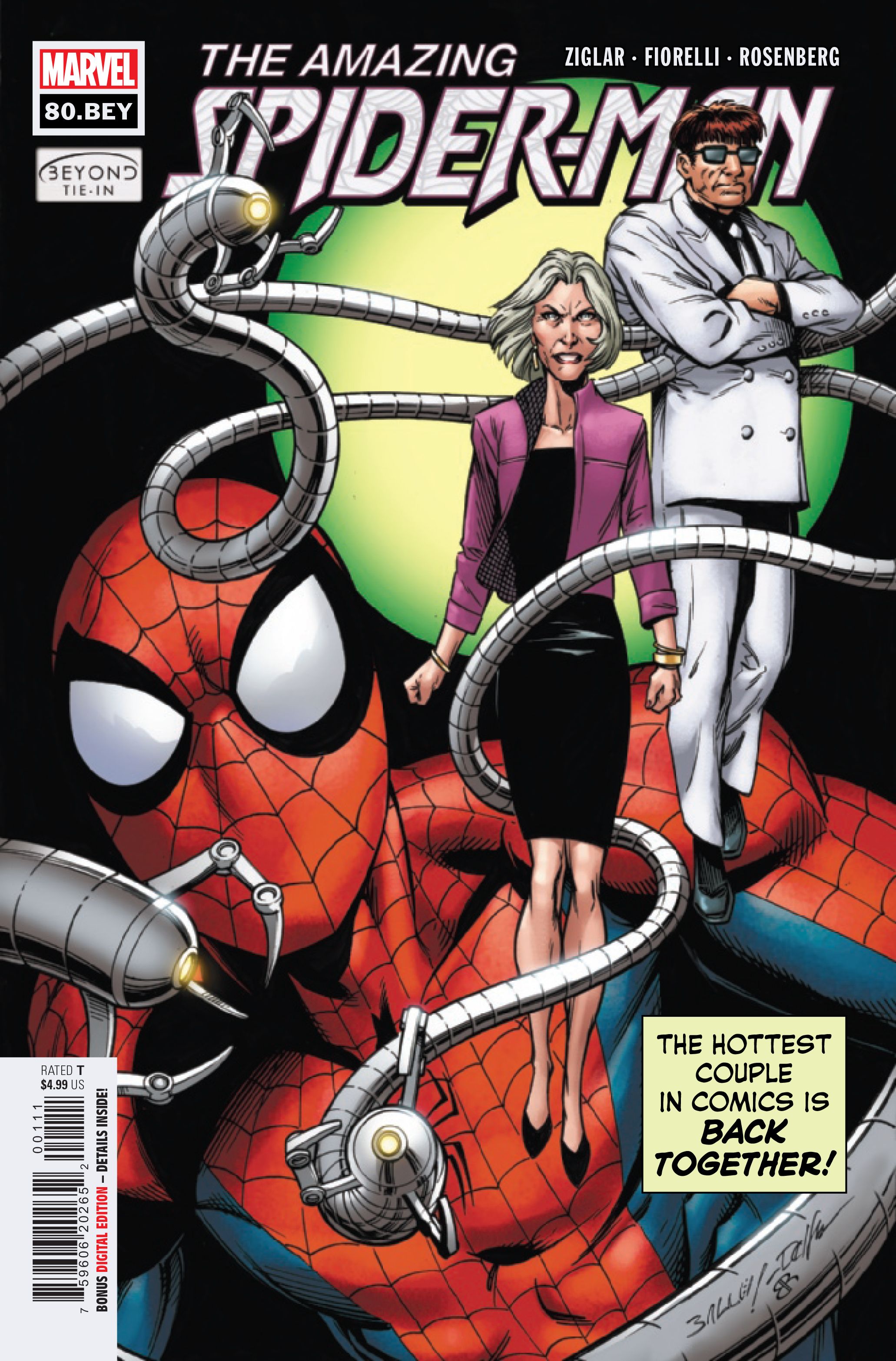 Cover for Amazing Spider-Man #80.BEY, by Cody Ziglar, Ivan Fiorelli, Carlos Gomez and Paco Medina.