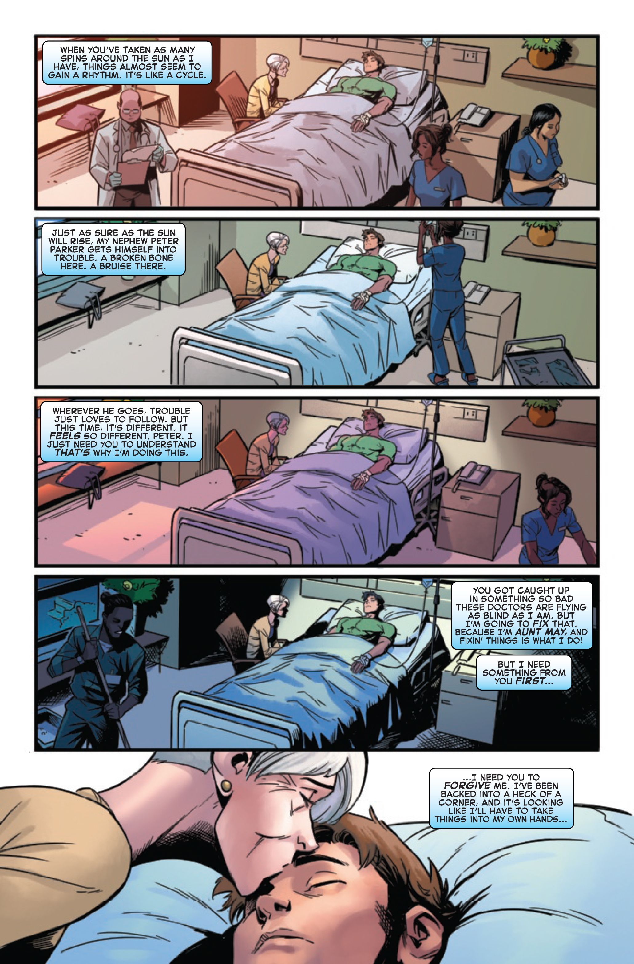 Page 2 of Amazing Spider-Man #80.BEY, by Cody Ziglar, Ivan Fiorelli, Carlos Gomez and Paco Medina.