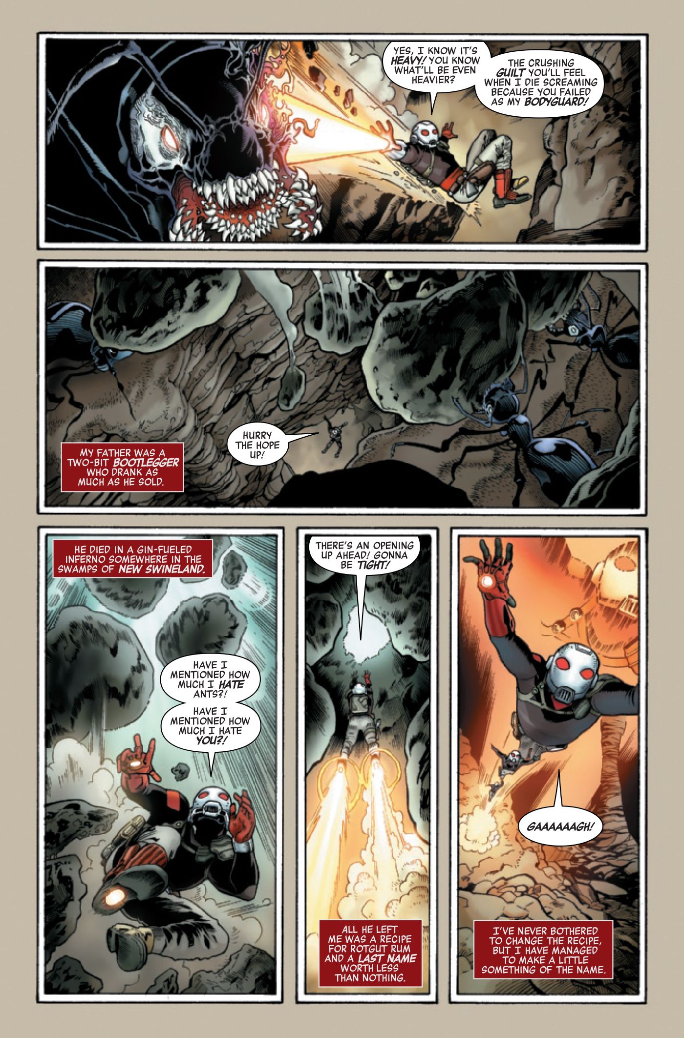 Tony Stark's Ant-Man suit still has flight and repulsor capabilities.