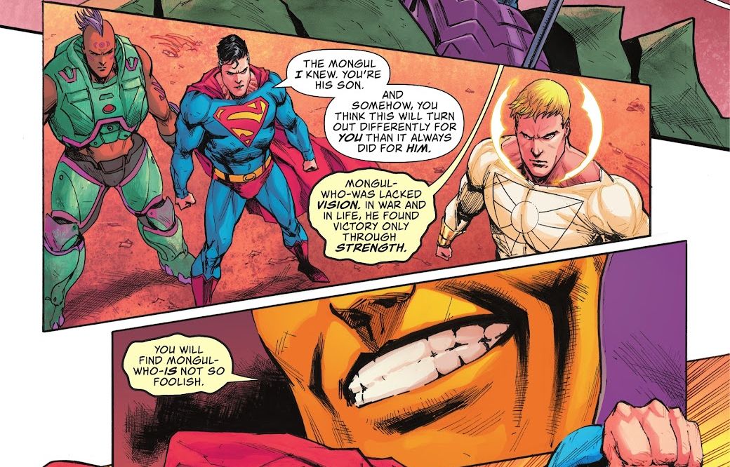 Mongul and Superman in Action Comics #1037 