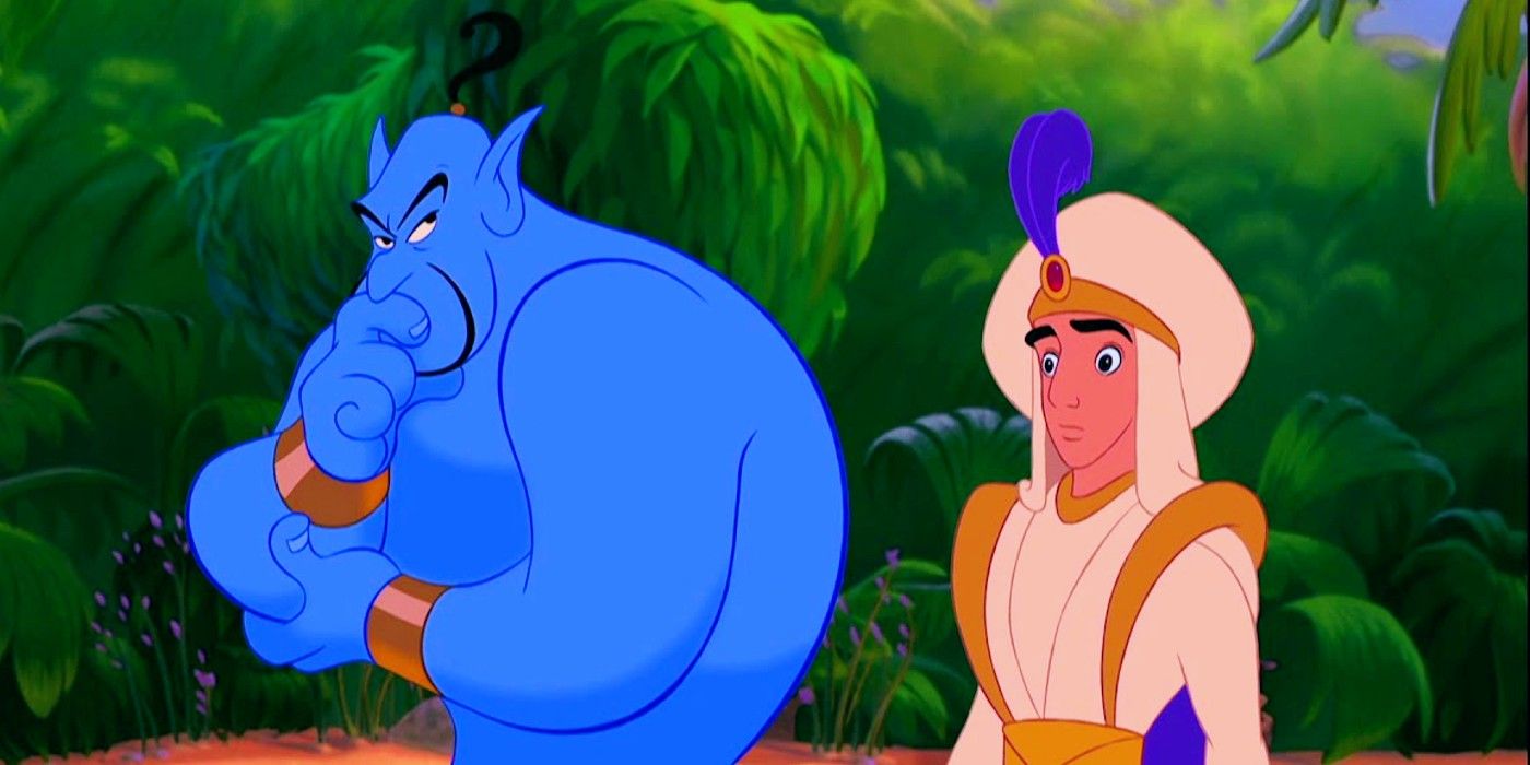 Aladdin - Disney Movie. Robin Williams as Genie.