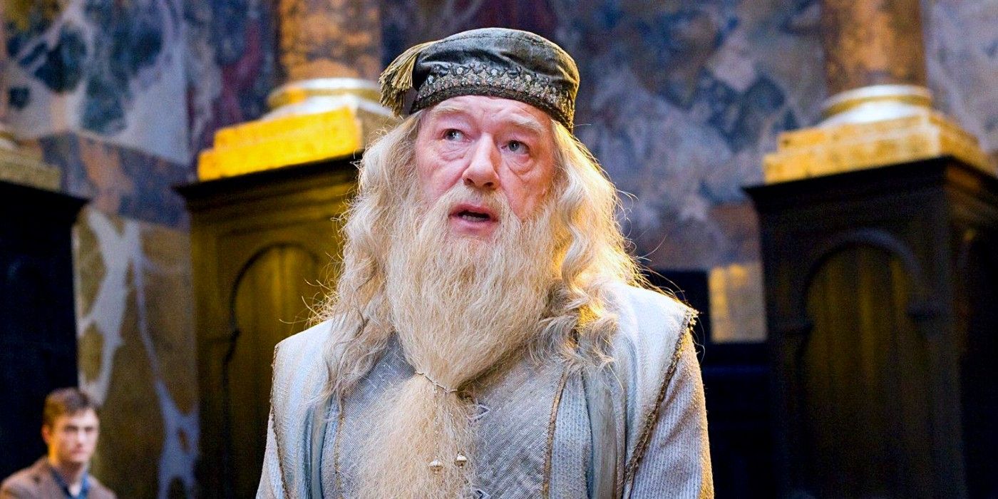 Michael Gambon as Albus Dumbledore in the Harry Potter films