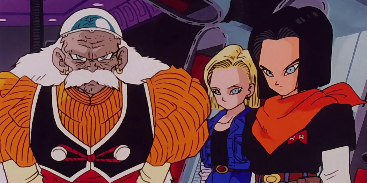 Dr. Gero awakens Androids 17 & 18 to fight the Z Fighters in Dragon Ball Z.