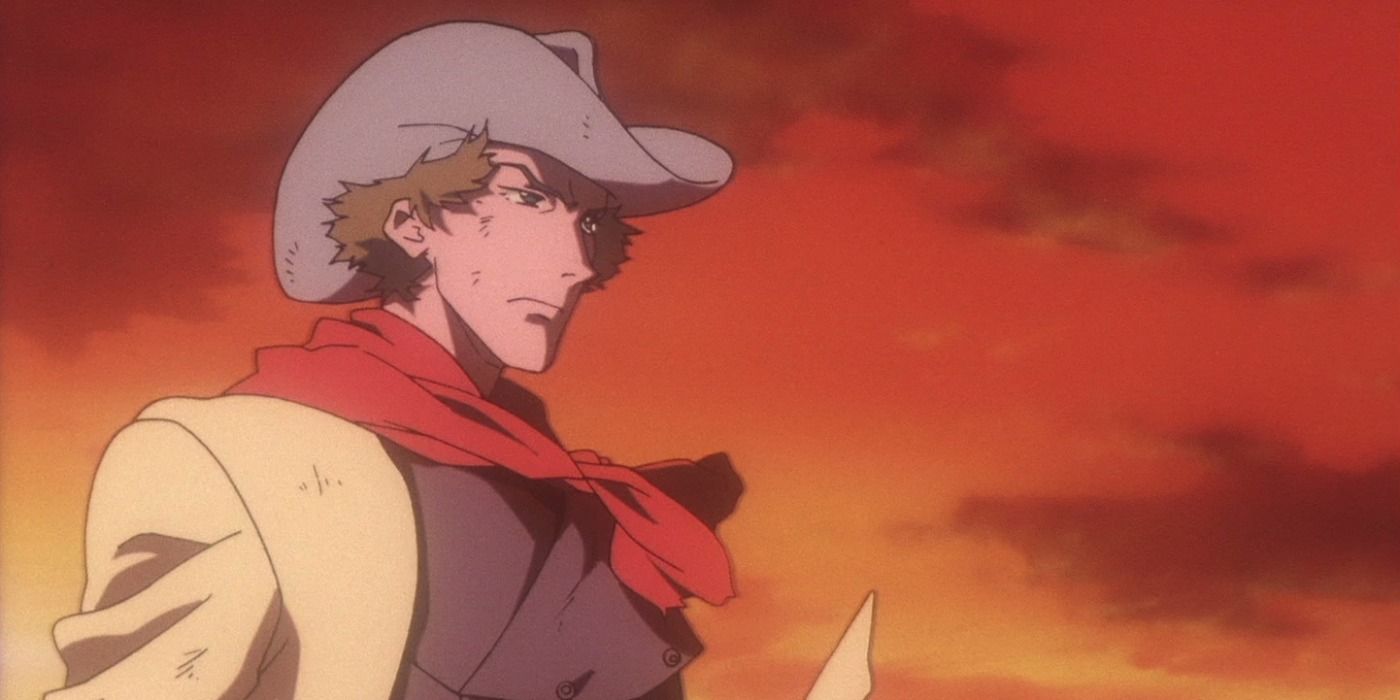 Andy from Cowboy Bebop looking into the distance