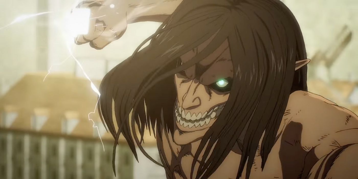 Eren winds up a punch in the trailer for Attack on Titan's Final Season