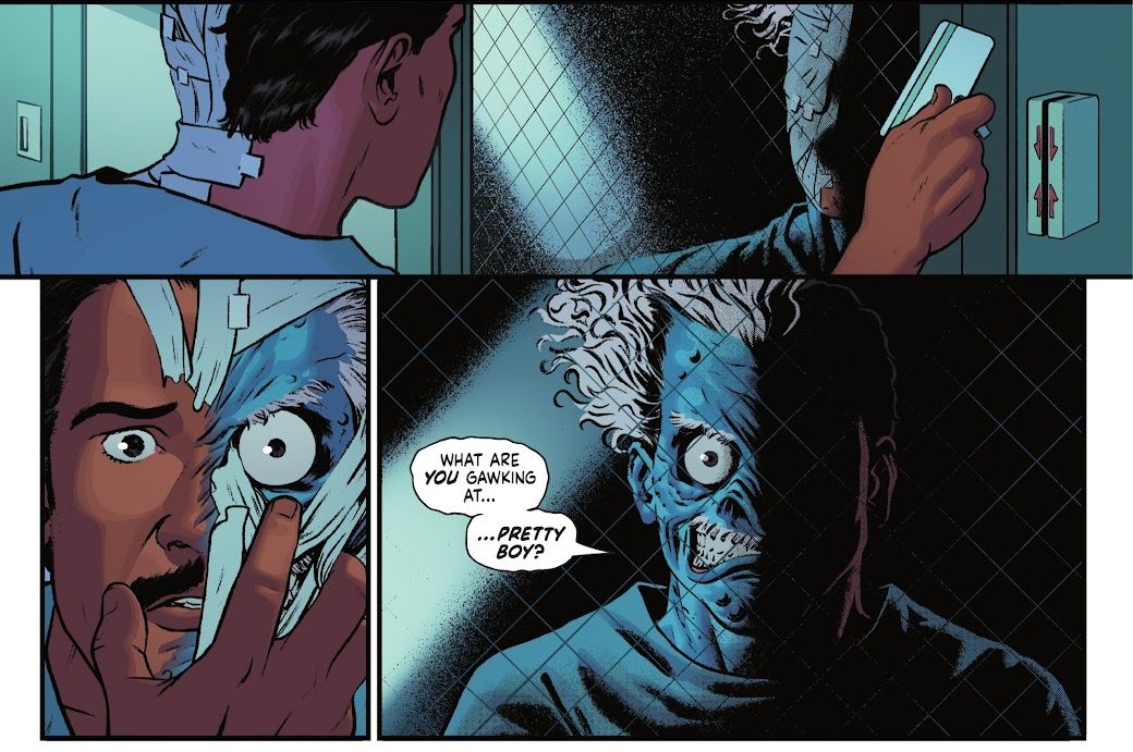 Harvey Dent becomes Two-Face in Batman '89 #4 