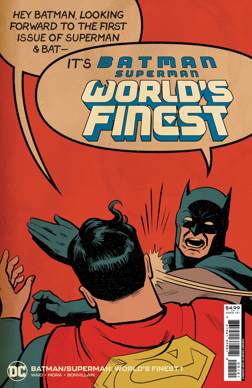 Batman/Superman: World's Finest Slap Battle Variant 1