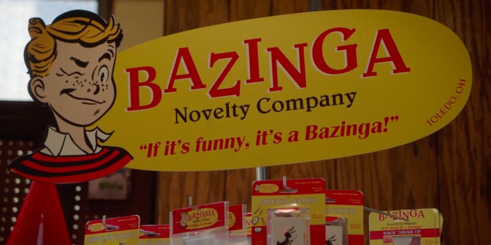 Bazinga Novelty Company from Young Sheldon