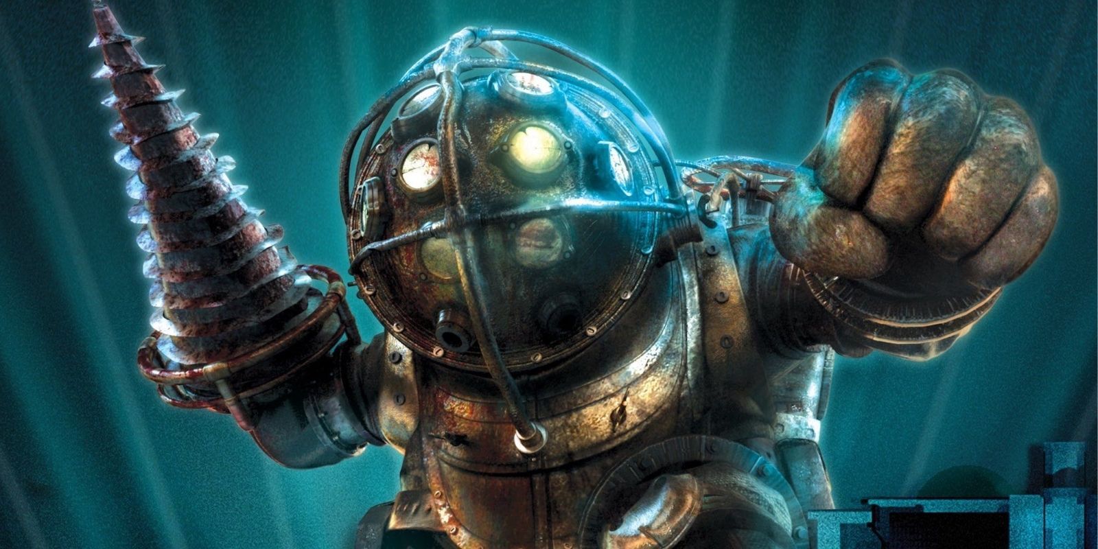 A Big Daddy as they appear in the original Bioshock