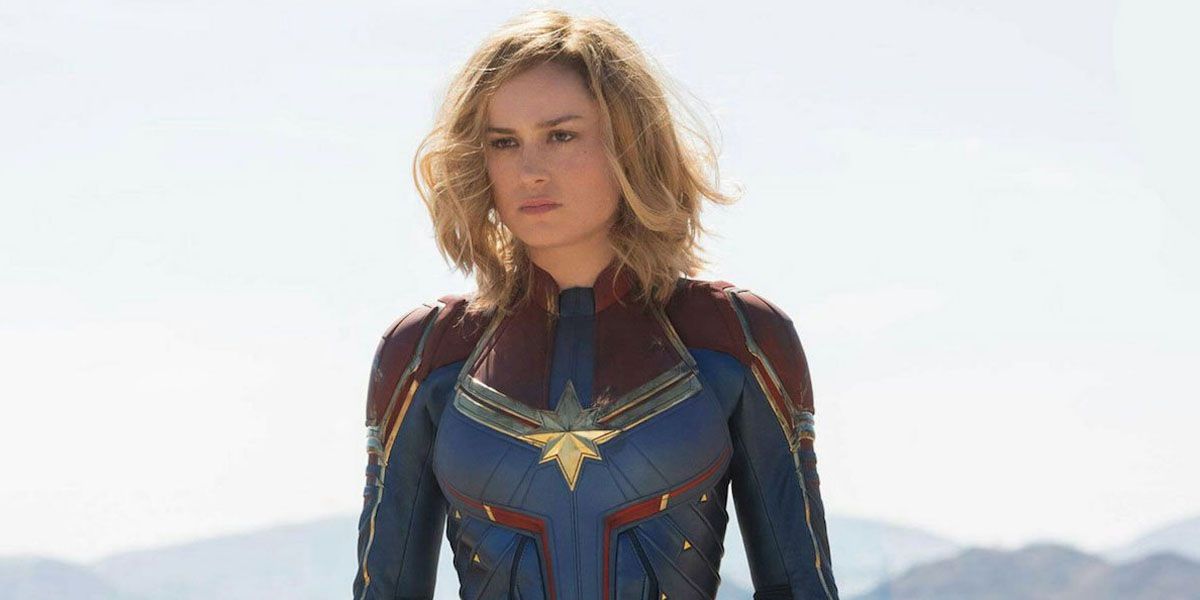 Captain Marvel in her hero suit