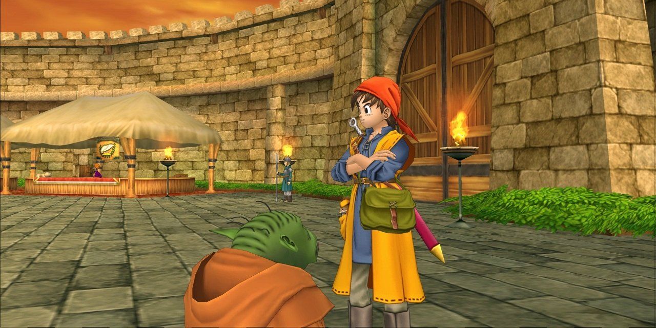 Hero and the king from Dragon Quest VIII.