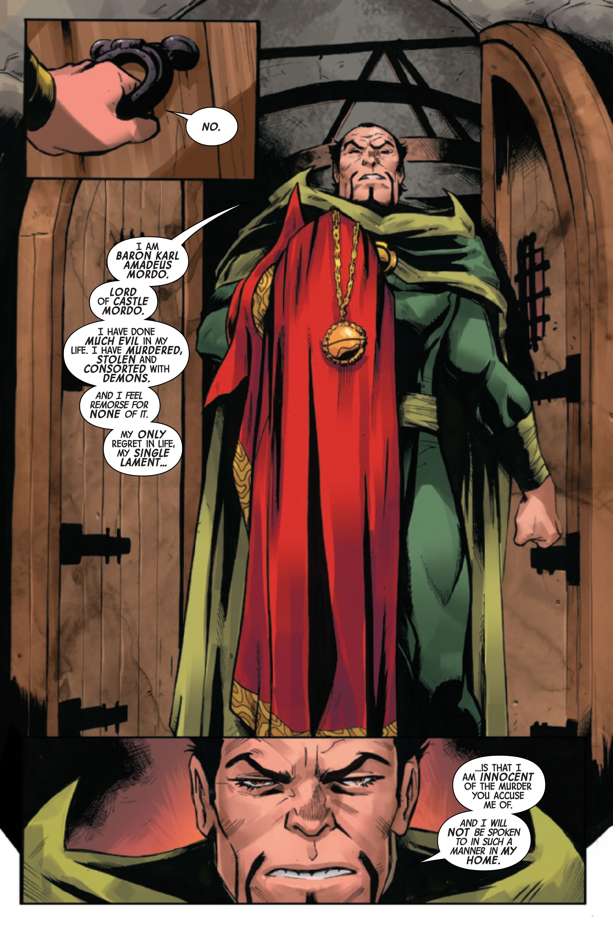 Page 2 for the Death of Doctor Strange #4, by Jed MacKay, Lee Garbett, Antonio Fabela and VC's Cory Petit.