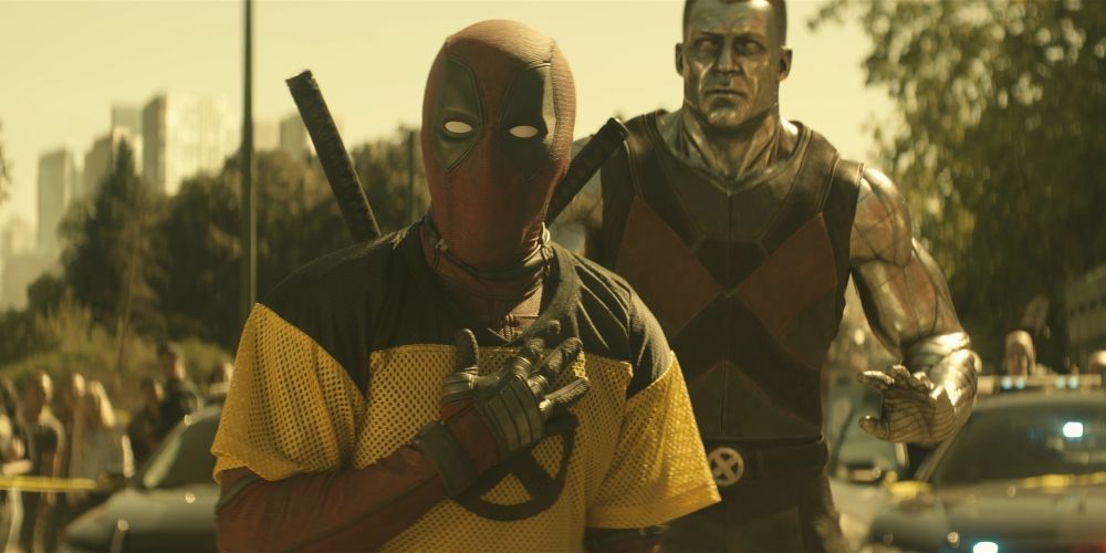 Deadpool and Colossus fight in Deadpool 2