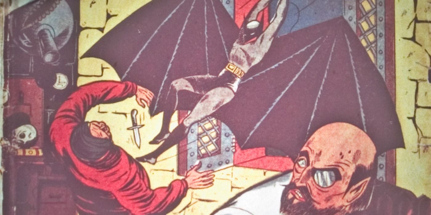 Batman first faces off against the evil Doctor Death.