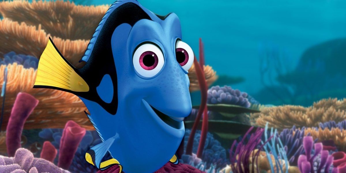 Dory from Finding Dory in the reef